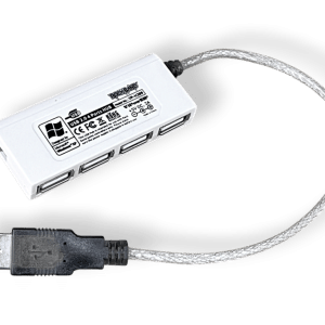Rock Band USB 2.0 4-Port Hub - White (VP-H209B)
