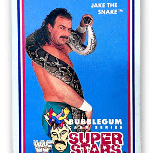 Jake 'The Snake' Roberts 1989 WWF Superstars of Wrestling Card
