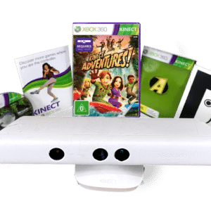 Xbox 360 Kinect Sensor / Kinect Camera + Game Bundle! WHITE