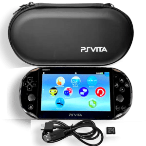 SONY PS Vita Slim 2000 Console + Case + 4GB Memory Card