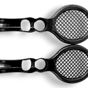Pair of Black Motion Controller Racket Attachments