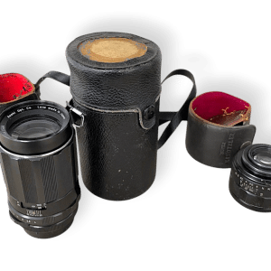 Asahi/Pentax Lens Set with Cases