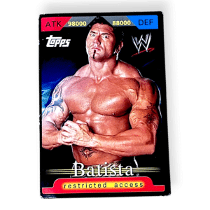 Batista Topps WWE Restricted Access Trading Card - Arms Crossed