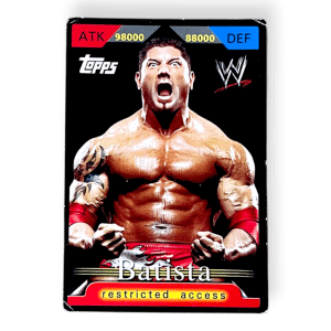 Batista Topps WWE Restricted Access Trading Card - Portrait