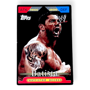 Batista Topps WWE Restricted Access Trading Card - Tattoo Portrait
