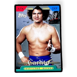 Carlito Topps WWE Restricted Access Trading Card