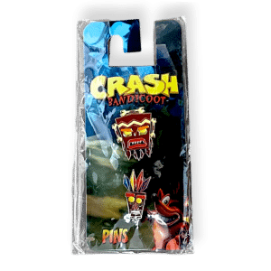 Crash Bandicoot Pin Set EB GAMES EXCLUSIVE (SEALED)