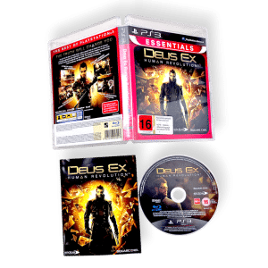 Deus Ex: Human Revolution (PS3 GENUINE ESSENTIALS) MINT COMPLETE