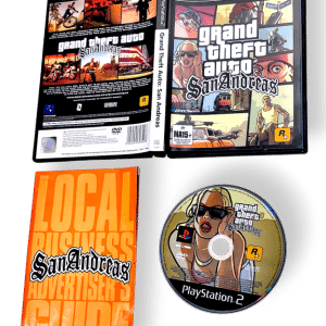 Grand Theft Auto: San Andreas (PS2) WITH LOCAL ADVERTISERS GUIDE