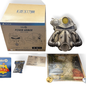 Fallout 76 Power Armor Edition PS4 ENORMOUS Wearable Helmet Bundle (NEW)