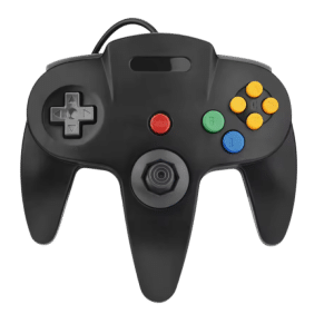 USB N64-Style Controller (PC / Retro Emulation) BLACK - NEW