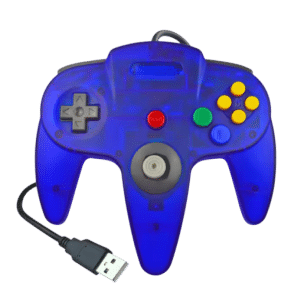 USB N64-Style Controller (PC / Retro Emulation) BLUE - NEW