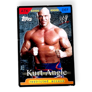 Kurt Angle Topps WWE Restricted Access Trading Card