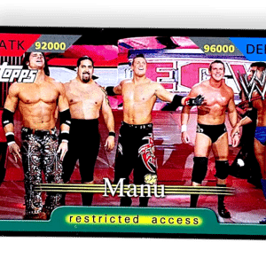 Manu Topps WWE Restricted Access Trading Card