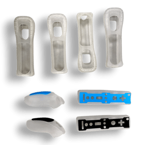 Nintendo Wii Remote Silicone Sleeves and Wrist Straps Bundle