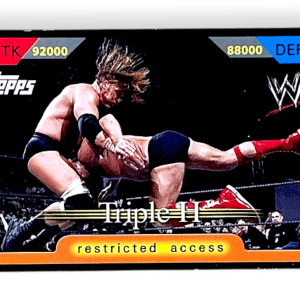 Triple H Topps WWE Restricted Access Trading Card