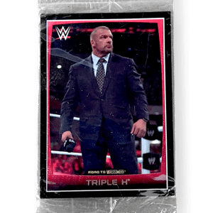 Triple H WWE WrestleMania Trading Card - Sealed