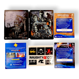 Uncharted 4: A Thief’s End STEELBOOK + Collector Cards & Inserts - No Disc