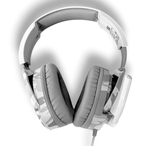 White Gaming Headset with Microphone