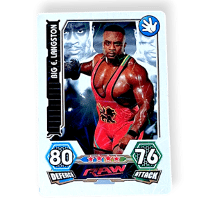 Big E Langston Trading Card (WWE Slam Attax)