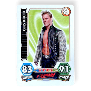 Chris Jericho Trading Card (WWE Slam Attax)
