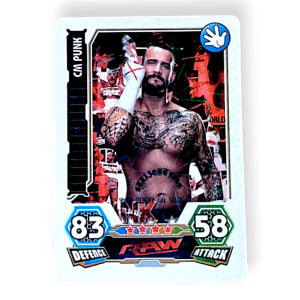 CM Punk Trading Card (WWE Slam Attax)