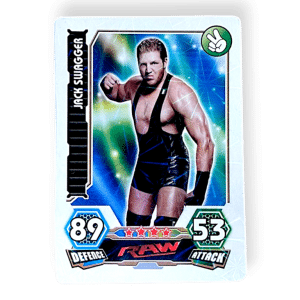 Jack Swagger Variant Trading Card (WWE Slam Attax)