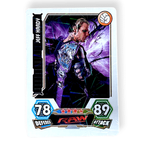 Jeff Hardy Trading Card (WWE Slam Attax)