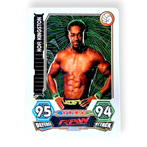 Kofi Kingston Trading Card (WWE Slam Attax)