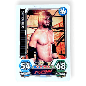 Seth Rollins Trading Card (WWE Slam Attax)
