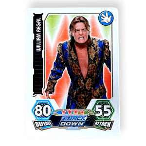 William Regal Trading Card (WWE Slam Attax)