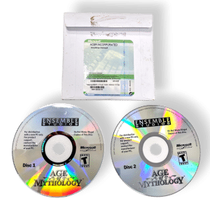 Age of Mythology (PC) TWO DISCS AND KEY INSERT