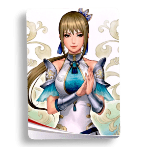 Blue and White Armoured Character Art Card (ROTTK: Overlord)