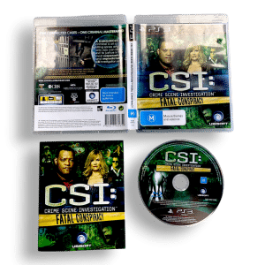 CSI Crime Scene Investigation Fatal Conspiracy (PS3) EXCELLENT & COMPLETE