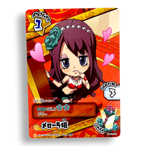Snack World Princess Melora Japanese Trading Card - Power 1 Snack 3