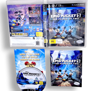 Disney Epic Mickey 2: The Power of Two (PS3) EXCELLENT & COMPLETE