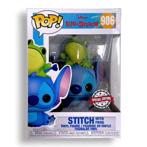 Funko Pop! Disney Lilo & Stitch - Stitch with Frog #986 (BOXED)
