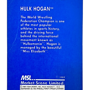 Hulk Hogan - 1989 WWF Superstars Series 2 #1/20