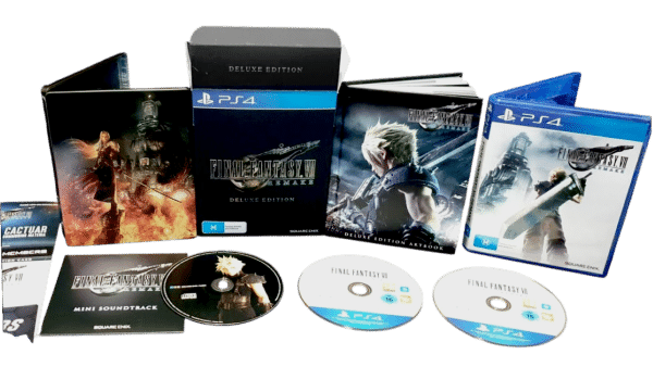 Final Fantasy VII Remake DELUXE EDITION (PS4 BIG BOX) *MINT COMPLETE* - Image 2