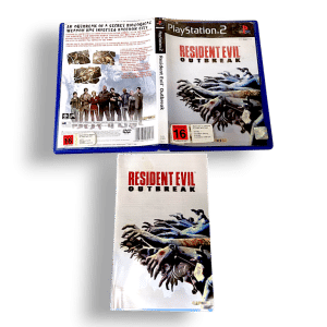 Resident Evil Outbreak (PS2 Excellent) Case + Manual No Disc