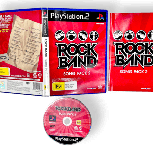 Rock Band Song Pack 2 (PS2) *EXCELLENT & COMPLETE*