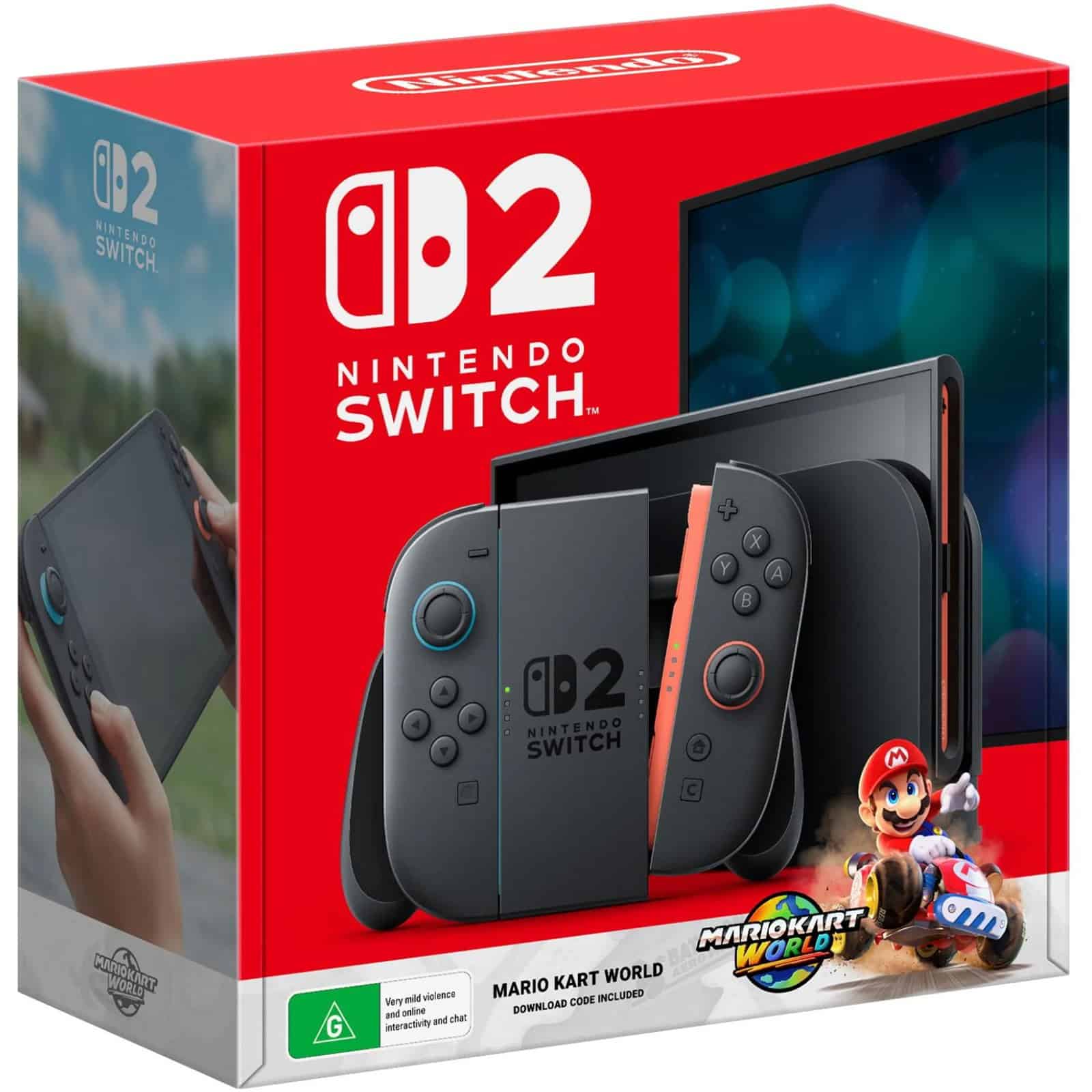 Nintendo Switch 2 Mario Kart Edition box — product image