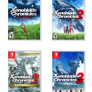 Xenoblade Chronicles 4-Pack Bundle (Includes Xenoblade Chronicles 1 DE, 2, 2 Torna, 3) – Nintendo Switch